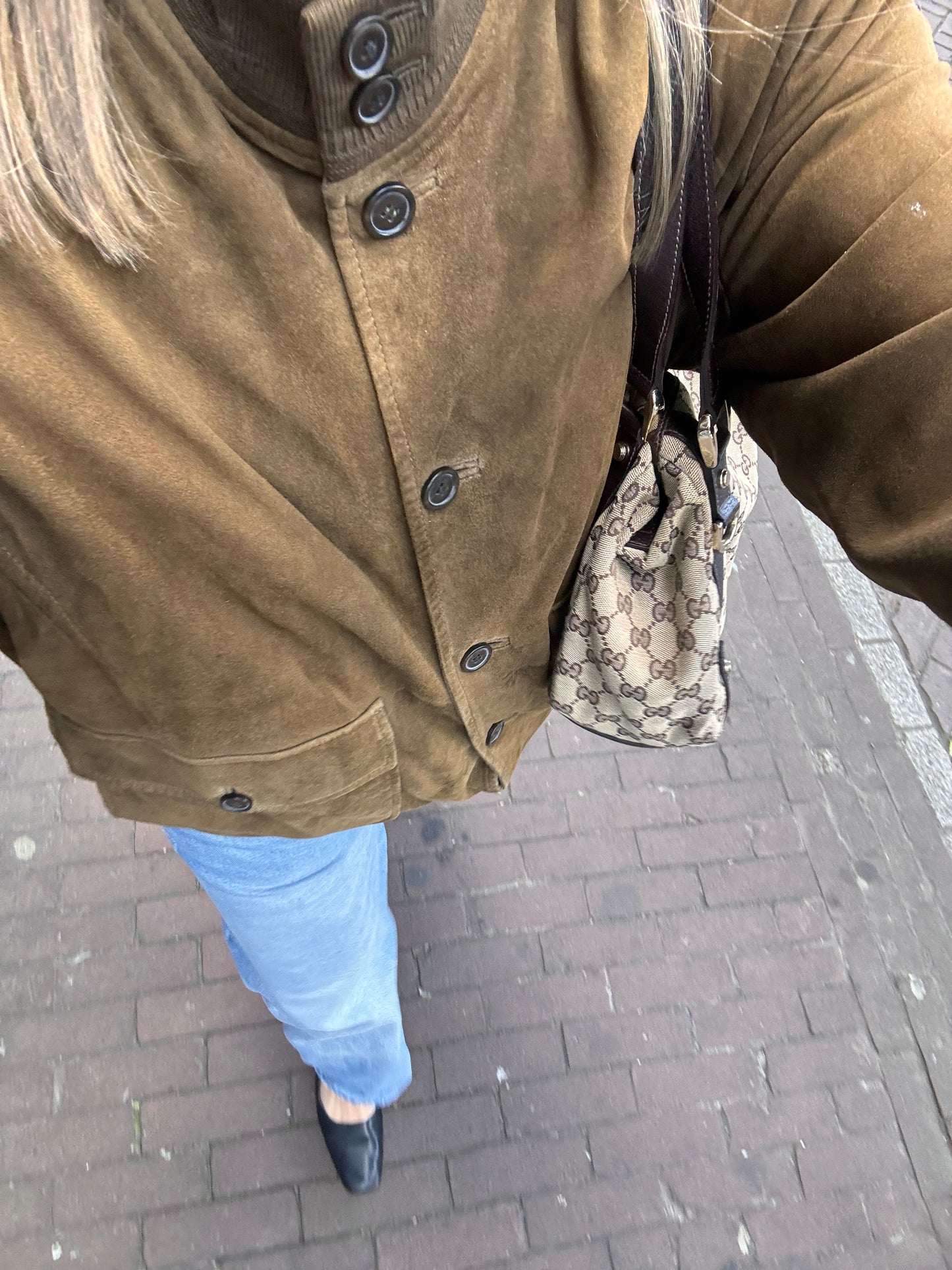 Kapraun Suede Bomber Jacket