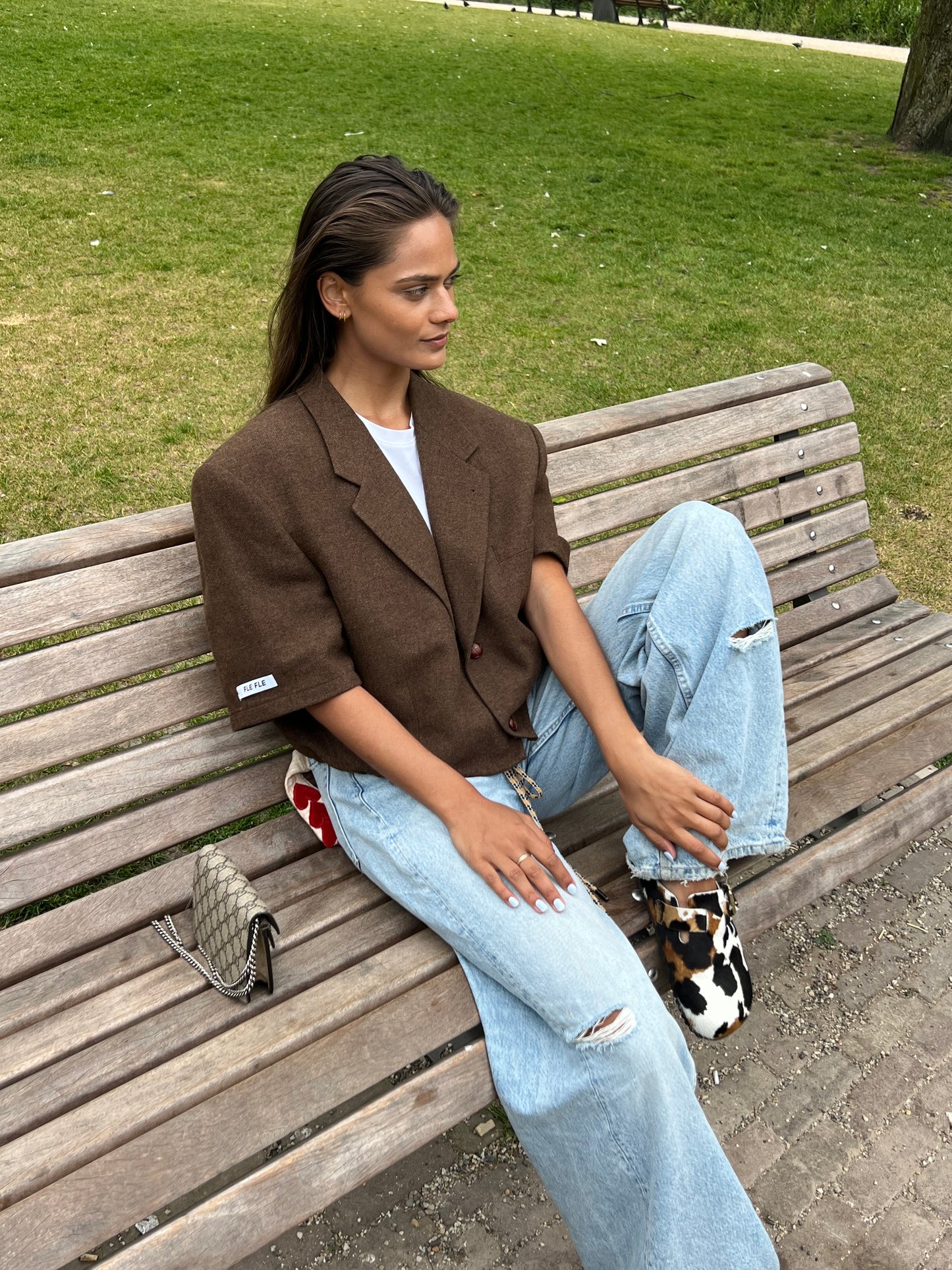 Brown Bomber Blazer