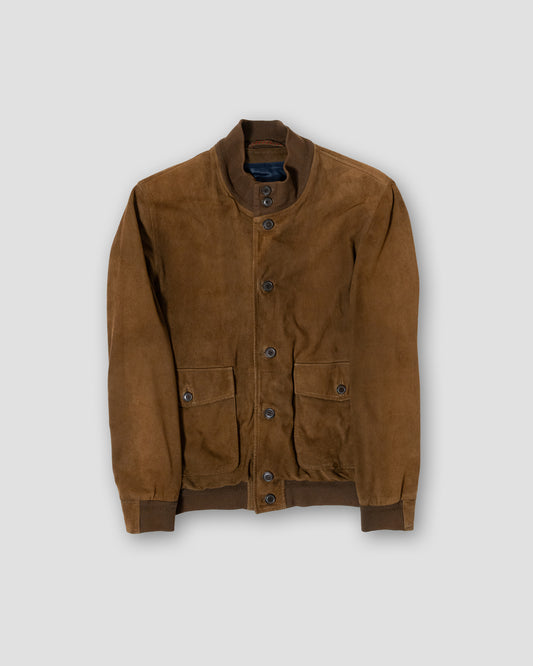 Kapraun Suede Bomber Jacket