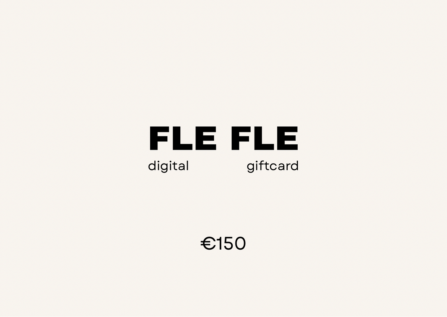 GIFT CARD €150