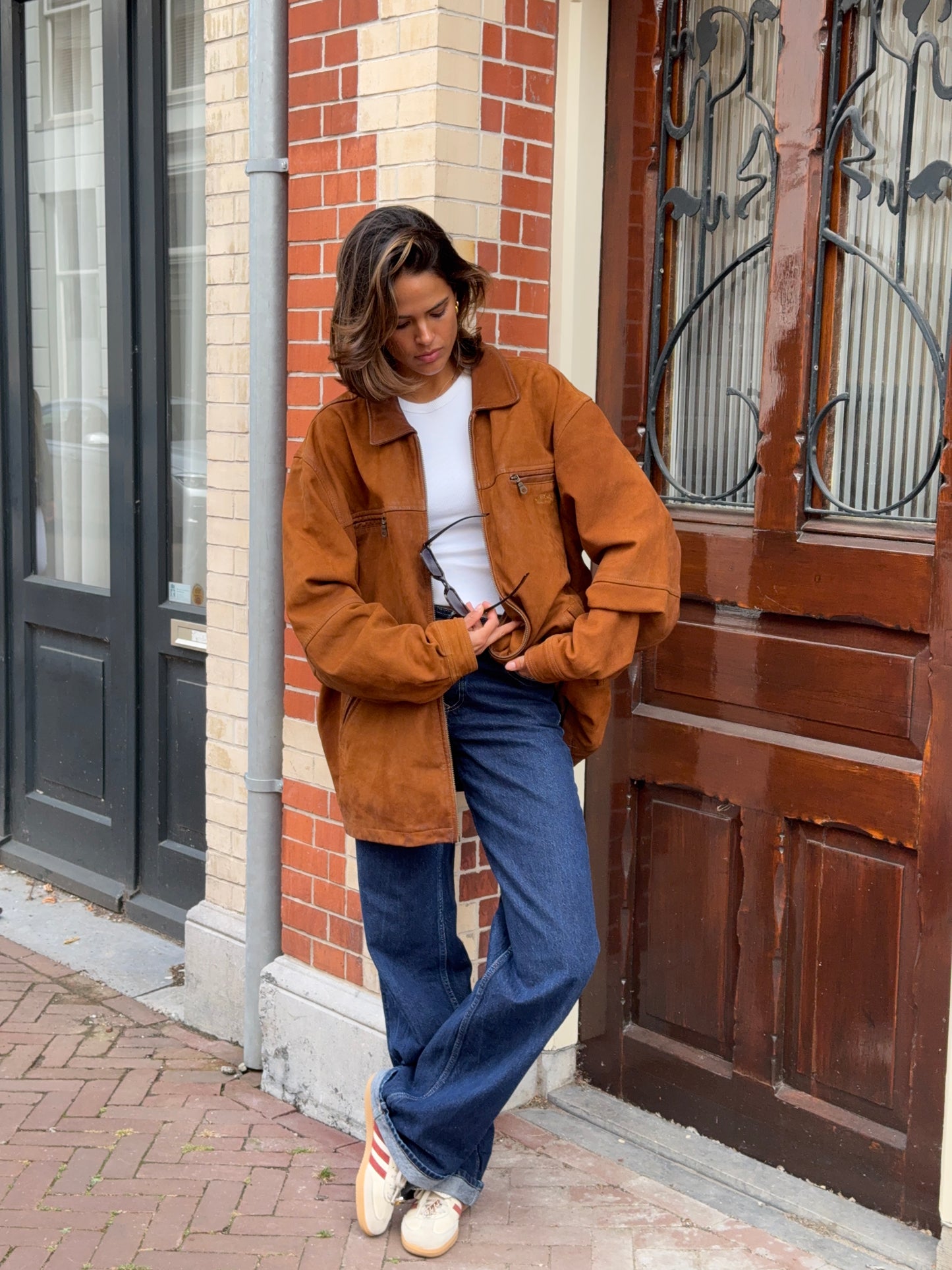 Camel Leather Jacket