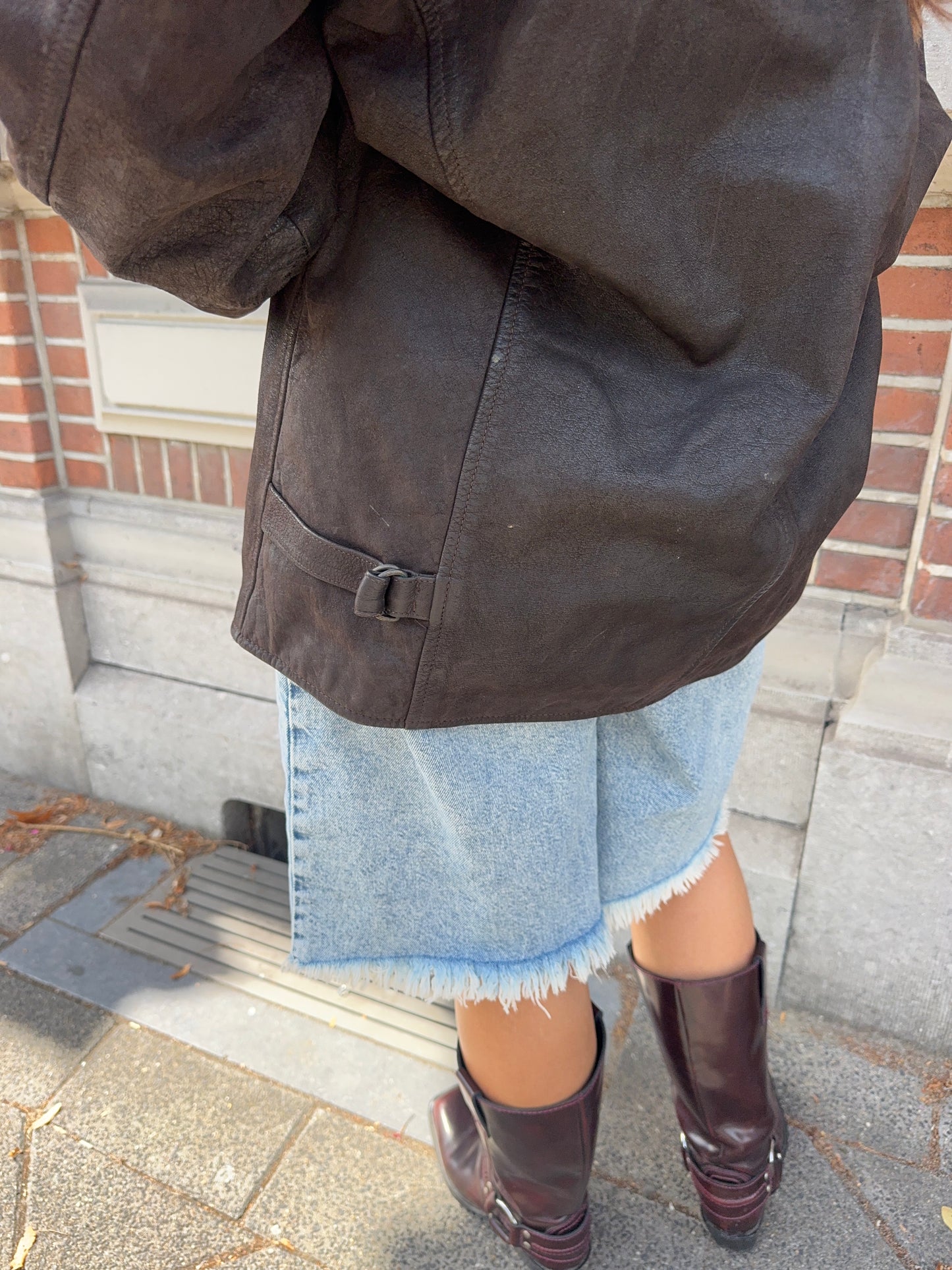 Trapez Leather Jacket