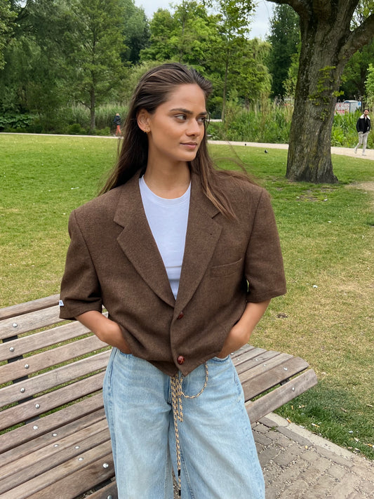 Brown Bomber Blazer